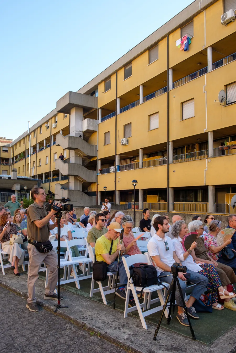 Cortili Sonori III: 18 giugno 2026, cortile di via Fiamma 5. Ph: Aldo Banfi.