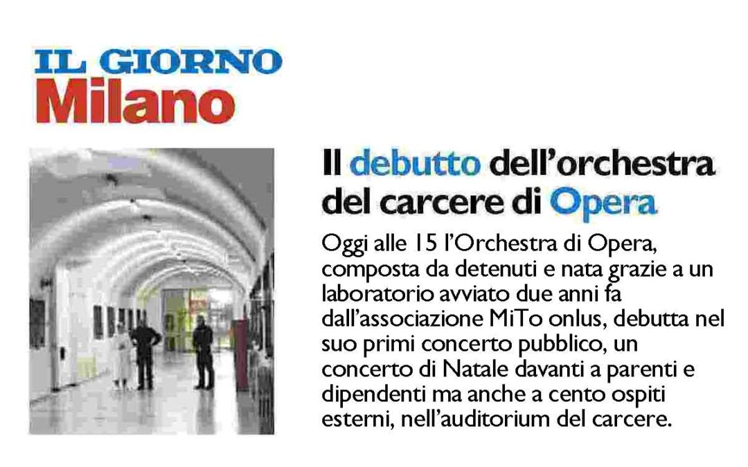 Associazione per MITO Onlus: Orchestra in Opera - rassegna stampa