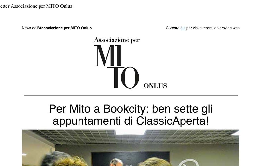 2018-11-24 Newsletter Associazione per MITO Onlus