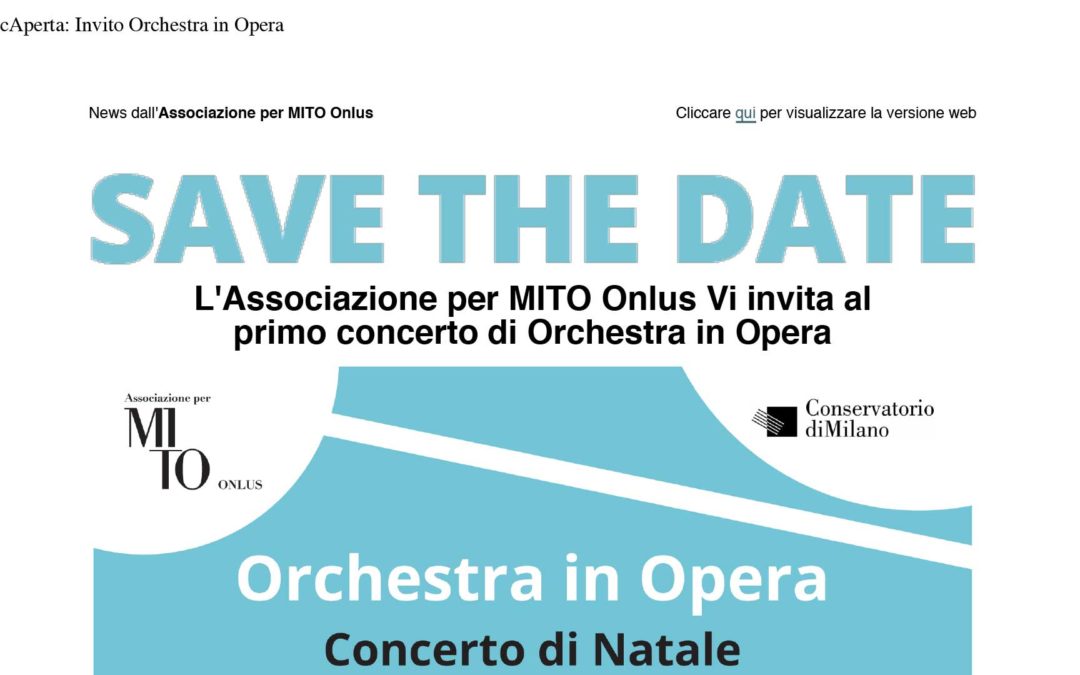 ClassicAperta: Invito Orchestra in Opera