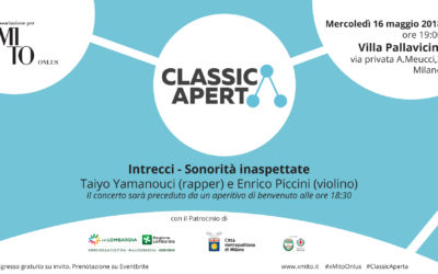 Sonorità inaspettate: Taiyo Yamanouci (rapper) e Enrico Piccini (violino)