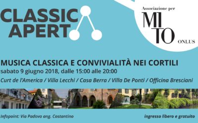 Musica classica e convivialità nei cortili