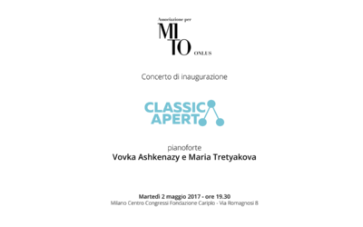 Programma di sala concerto di inaugurazione ClassicAperta