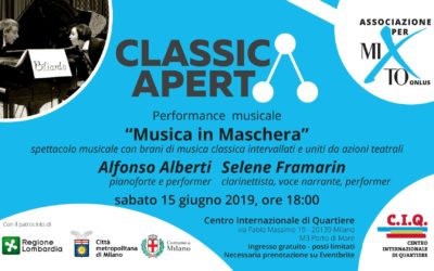 Invito ClassicAperta: “Musica in Maschera” – Alfonso Alberti e Selene Framarin