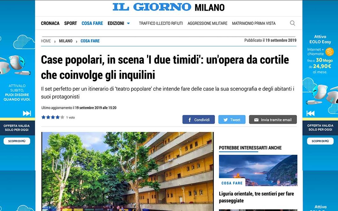 Il Giorno: I due timidi