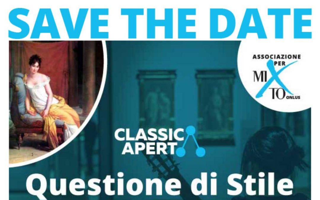 2019-10-31 Invito ClassicAperta – Questione di Stile: Sedersi