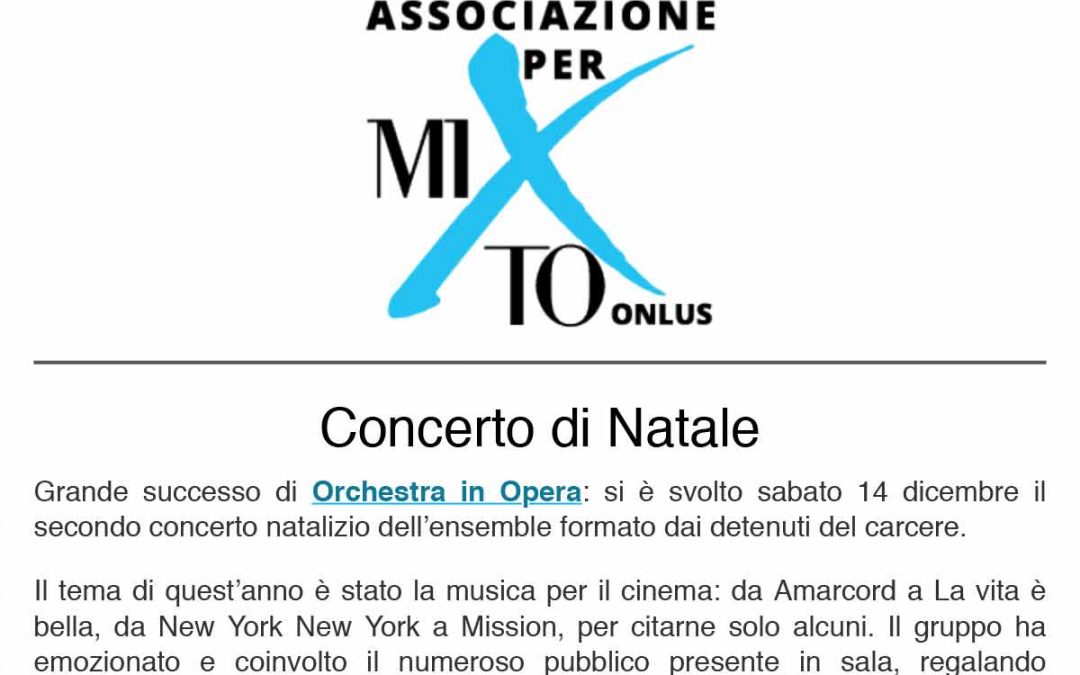 2019-12-19 Newsletter Associazione per MITO Onlus