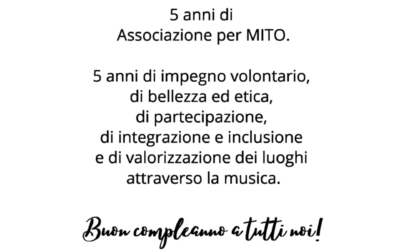 2016-2021: cinque anni di volontari dell’Associazione