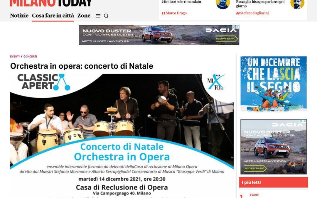 MilanoToday: Orchestra in opera: concerto di Natale