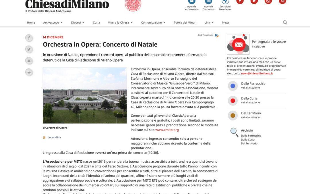 Chiesa di Milano: Orchestra in Opera: Concerto di Natale