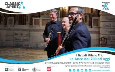 I fiati di Milano Trio: Le Ance dal 700 ad oggi