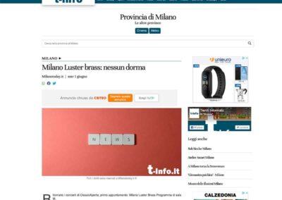 t-info: Milano Luster brass: nessun dorma