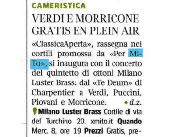 Vivi Milano: Verdi e Morricone gratis en plein air