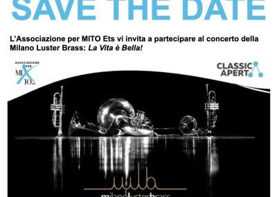 2024-05-13 Invito ClassicAperta – Milano Luster Brass: La Vita è Bella!