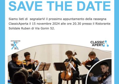 2024-09-31 Invito ClassicAperta: ARC(H)IGIOVANI